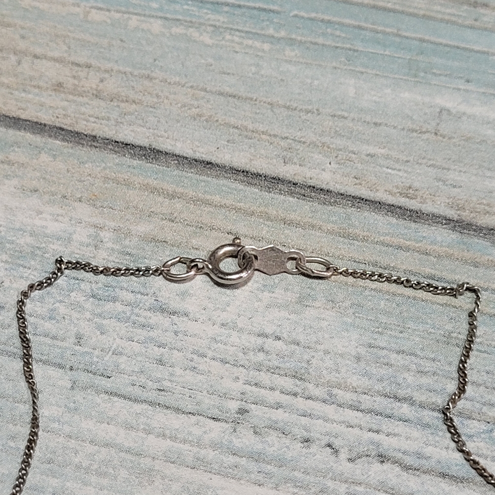 Speidel Sterling Serenity Prayer Pendant Necklace. - Picture 5 of 12
